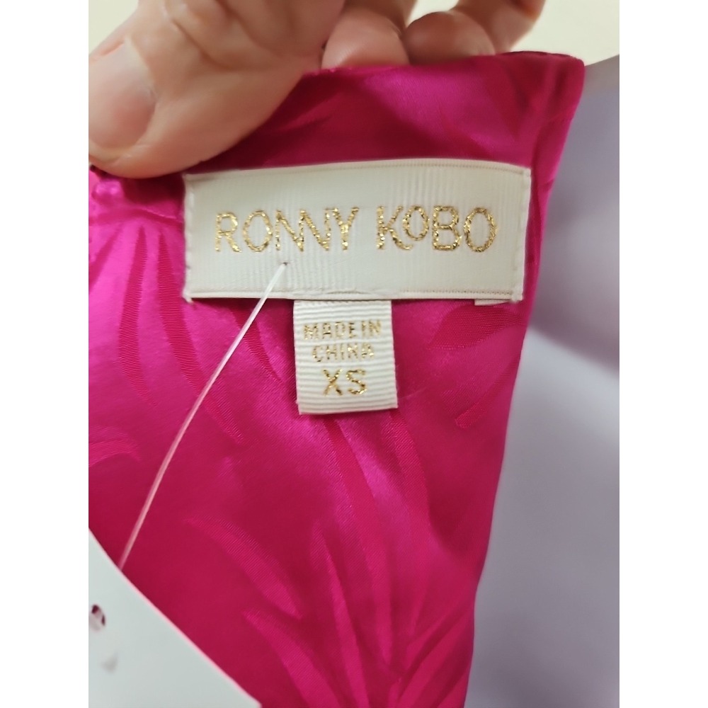 Dress Mini Sexy XS RONNY KOBO GEORGIA Fuschia Date Night Party Fun NWT - Picture 7 of 16